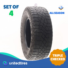 Set Of 4 Used Lt 30570r18 Goodyear Wrangler Territory Mt 126123r - 7.5-832 Set Of 4 Used Lt 30570r18 Goodyear Wrangler Territory Mt 126123r - 7.5-832