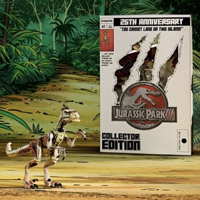 SDCC 2026 MATTEL - Hammond Collection 25th Anniversary Velociraptor figure
