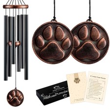 Dog Memorial Gifts for Loss of Dog, 32" Pet Memorial Vintage Wind Chimes with...