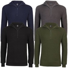 Brandit Marine Pullover Troyer S-5XL Arbeitspullover Isländer Seemannspullover