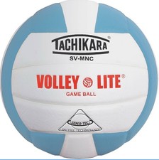 Tachikara Volley-Lite SV-MNC Official Size 5 Volleyball, 25% Lighter, Microfiber