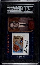 2010 Panini Century Collection Souvenir Stamps Autographed Al Cervi #23 /35