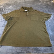 Goodfellow  Co Olive Green Polo Shirt Mens Extra Large Short Sleeve Pocket