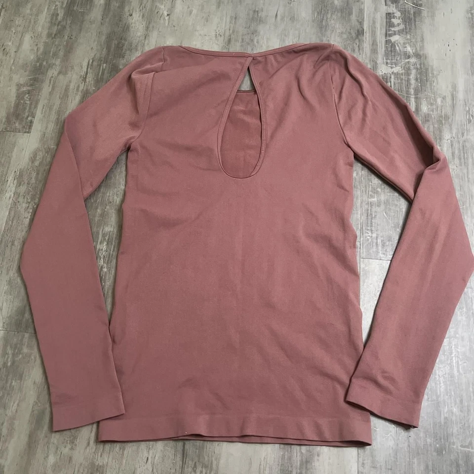 byEloise Crewneck Spandex TShirt Pink Size Small - Image 3 of 3