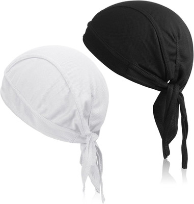 2 Herren Sport Bandana Mützen Atmungsaktiv Sonnenschutz Fahrrad Kopfbedeckung Ve