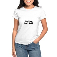 CafePress My Step Dads Rock Women's T Shirt Women's T-Shirt 58447777