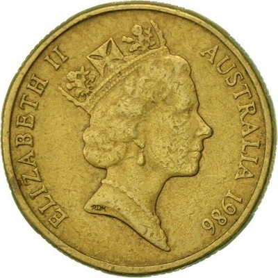 Australia | 1 Dollar Coin | International Year of Peace | Km:87