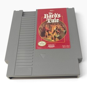The Bard's Tale - Vintage Nintendo NES Box Game w/ Manual Sleeve FCI Authentic