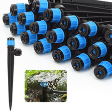 60 Pcs Quick-Connect Vortex Drip Emitters for 1/4 Inch Drip Irrigation Tubing Ad
