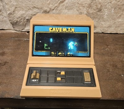 *RARE* ''Caveman'' Handheld Game Radio Shack Tandy 1983