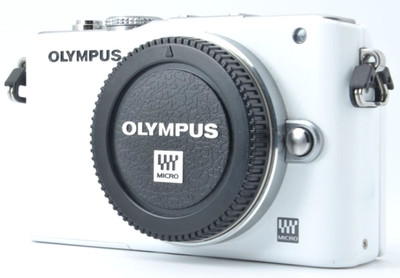 OLYMPUS PEN Lite E-PL3 Digital Camera White Body Only 12.3MP Tested Japan