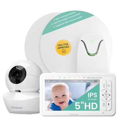 True Sleep HD Baby Monitor with Camera and Audio + Baby Breathing Movement Monit