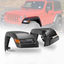  Front Fender Flares Factory Style fit for Jeep Wrangler JL/JLU Rubicon