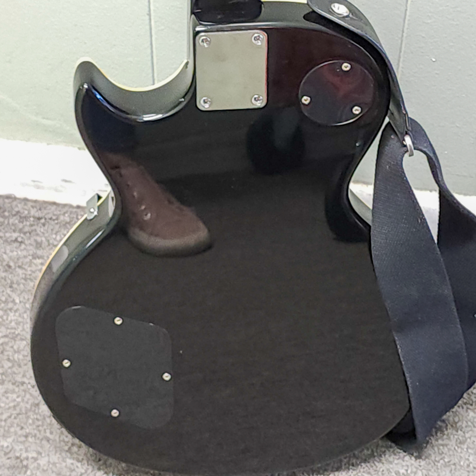 Hohner Rockwood LX250G Les Paul Black Electric Guitar with Gig Bag