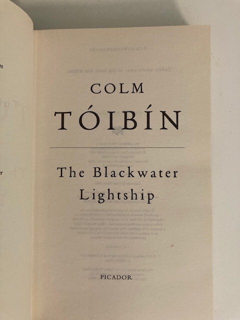 The Blackwater Lightship by Colm Toibin (1999, Hardcover) 1st UK ...