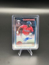 2024 Topps Chrome Johnathan Rodriguez Rookie Auto RC – Cleveland Guardians