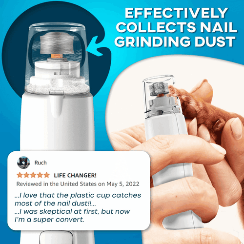 Dog Nail Grinder with LED Light Rechargeable for Large Medium & Small Dogs - Picture 4 of 6