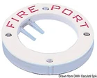 FIRE PORT White Plastic Fire Access Hole Boat Put Out Fire 17.680.00 of Osculati