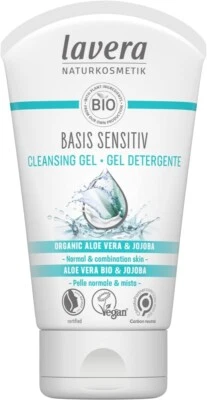 Lavera Basis Cleansing Gel with Organic Aloe Vera & Jojoba 125ml