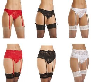 red narrow suspender belt ideas