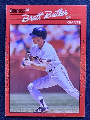 1990 Donruss Baseball Card Brett Butler San Francisco Giants #249 | eBay