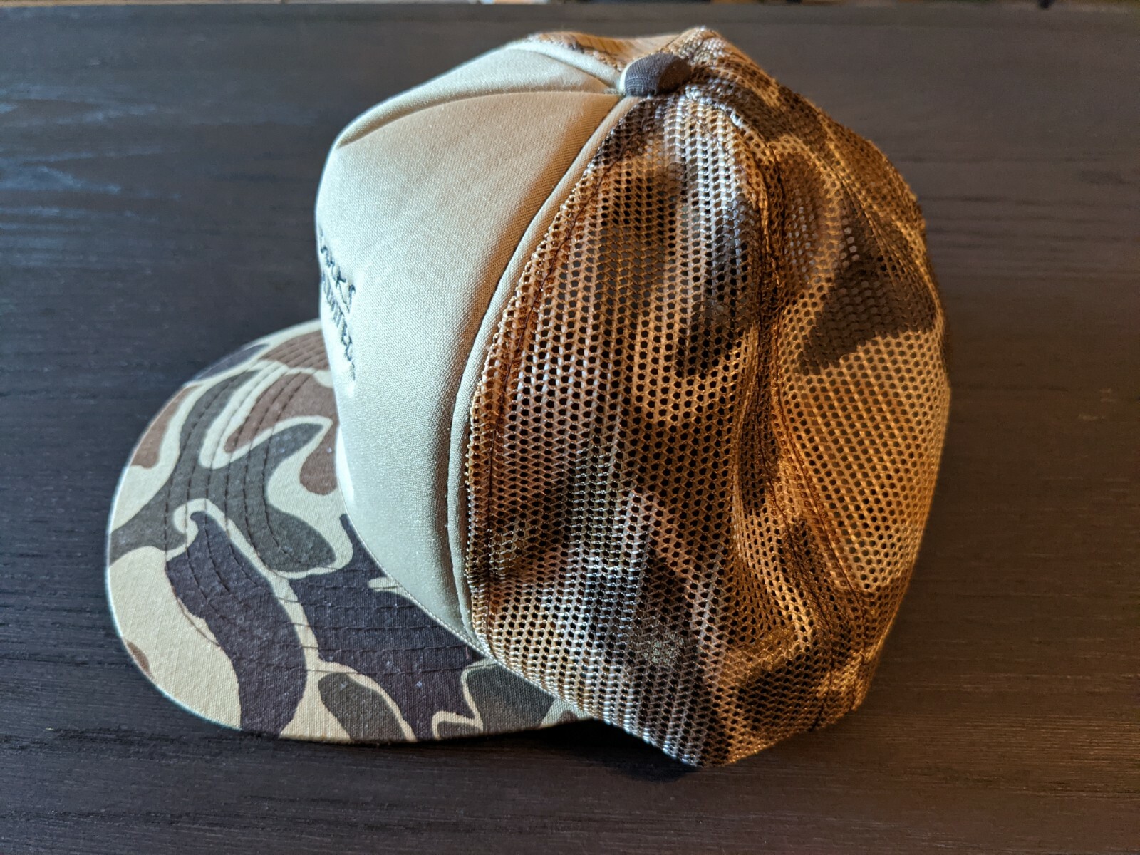 Vintage Ducks Unlimited Camo Mesh Back Snapback Hat Tâ¦ - Gem