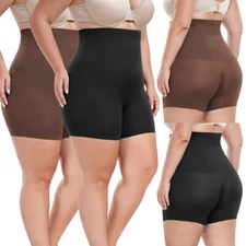 Women Shapewear Tummy Control High Waisted Body Shaper Shorts Girdles Thigh Slim