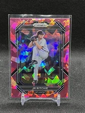 JR RITCHIE ⚾️ 2023 Panini Prizm Pink Cracked Ice #9 | Atlanta Braves
