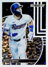 2024 TOPPS UPDATE BLACK GOLD BG-14 EVAN CARTER TEXAS RANGERS