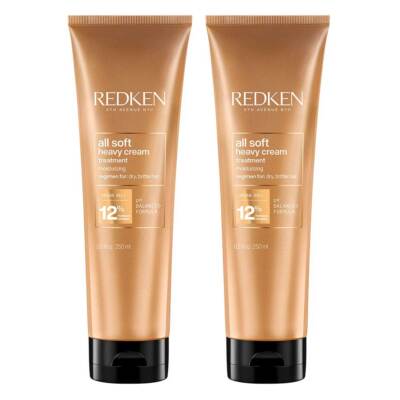 Redken All Soft Heavy Cream 2x 250ml Haarkur für trockene und kaputte Haare
