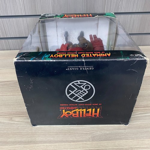 ANIMATED HELLBOY 10 INCH ROTO-CAST ACTION FIGURE TOY GENTLE GIANT DELUXE - Picture 17 of 19