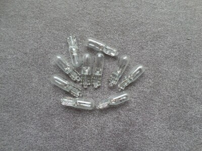 12V 1,2W T5 W2x4,6d Glühlampen Glassockel Stecksockel Armaturenbrett Birne 10 St