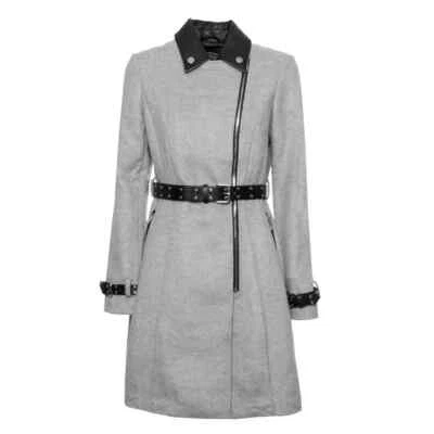 Abrigo mujer GUESS W1GL08 gris mezcla lana talla M - Imagen 1 de 3