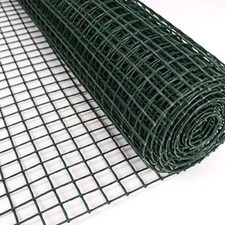 Galvanised Fence Mesh Wire Garden Fencing Green Outdoor PVC Coated 1 x 5m