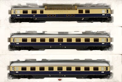 PU1 - MARKLIN 1 58058-01/02/03 - SET OF 3 PASSENGER CARS ''RHEINGOLD 1962'' DB
