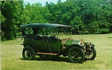1912 Overland Model 61 Touring Car Antique Restored Vintage Postcard Un-Posted