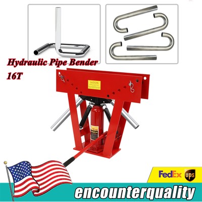 16T 8Die Hydraulic Bender Tube Bending Manual Hydraulic Pipe Tubing Machine Tool