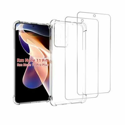 1pcs For Xiaomi Redmi Note 11 Pro / 11 Pro Plus 5G Case Replacement+Screen glass