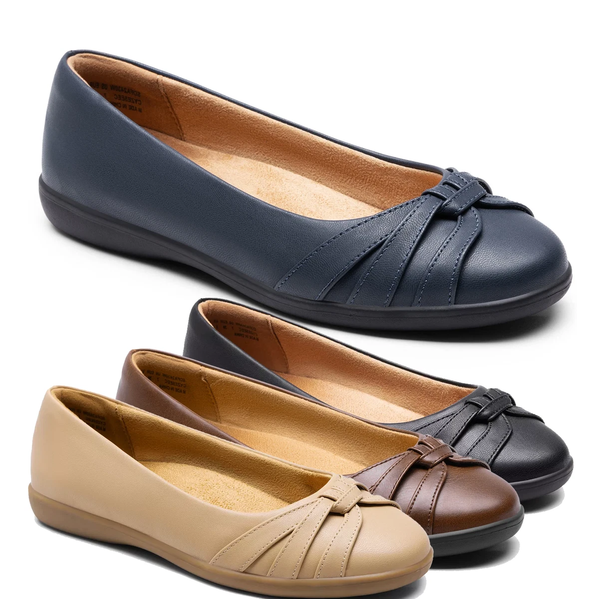 Womens Flat Dress Shoes for sale - eBay