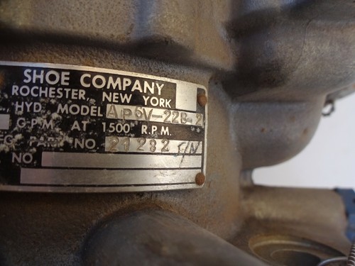 Vintage Aircraft Axial Pistons Pump AP6V 22B2 - Picture 4 of 12