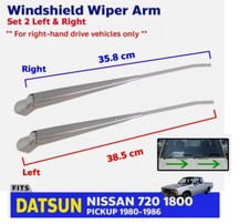 Windshield Wiper Arm Metal Pair For 1980-1986 Datsun Nissan 720 SD23 Pickup