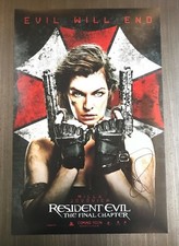 * MILLA JOVOVICH * signed autographed 12x18 poster photo * RESIDENT EVIL * 2