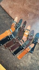 110 18,20,22, 24mm Mixed size and Colour Leather Watch Strap 12pcs