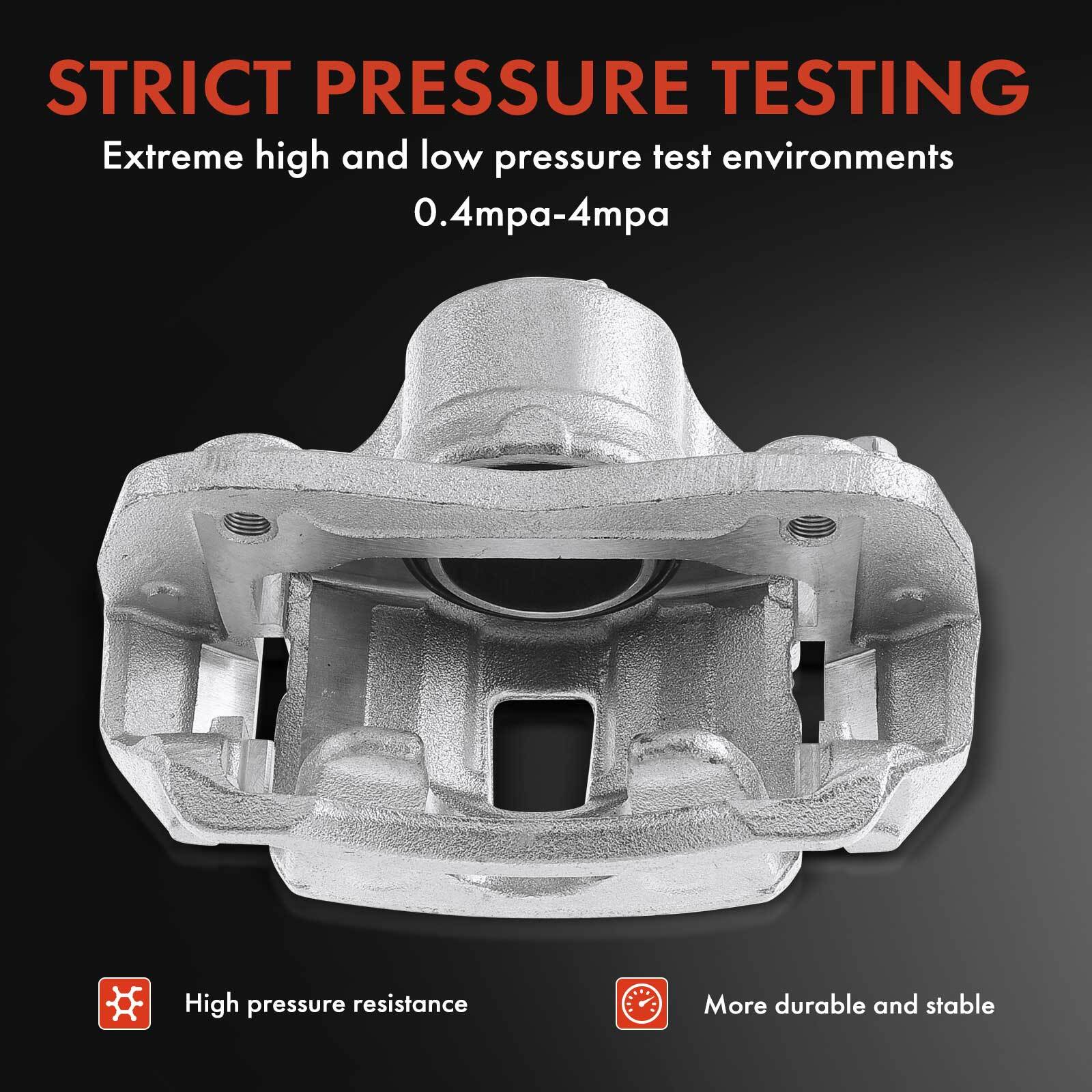 Rotors et plaquettes de frein percés + étrier pour Hyundai Sonata 2008