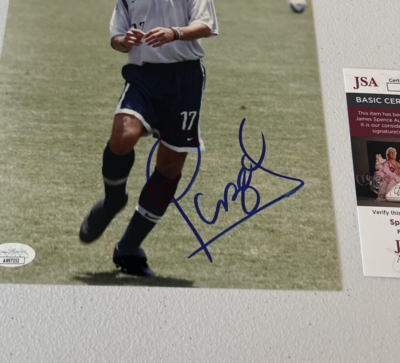 Carlos Valderrama Autographed Signed Tampa Bay Mutiny Soccer 8x10