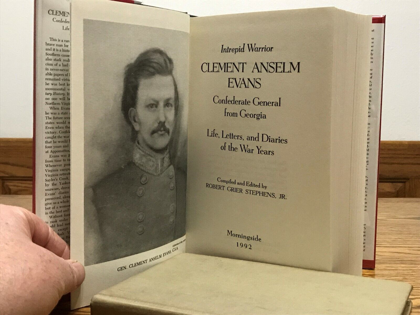 Image result for (Intrepid Warrior, Clement Anselm Evans: Confederate General from Georgia, Life, Letters and Diaries, Robert G. Stephens,,