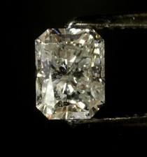 Natural Clarity Enhanced radiant princess fancy cut loose diamond 1.21ct SI2 I