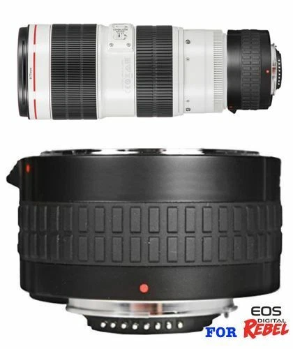 HD WIDE FISHEYE LENS +2X MULTIPLIER FOR Canon EF 70-200mm f/2.8L IS III USM Lens - Image 3 of 4