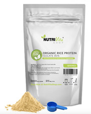 5lb 100 ORGANIC RICE PROTEIN PRO ISOLATE NON-GMO HIGH PROTEIN VEGAN USP GRADE