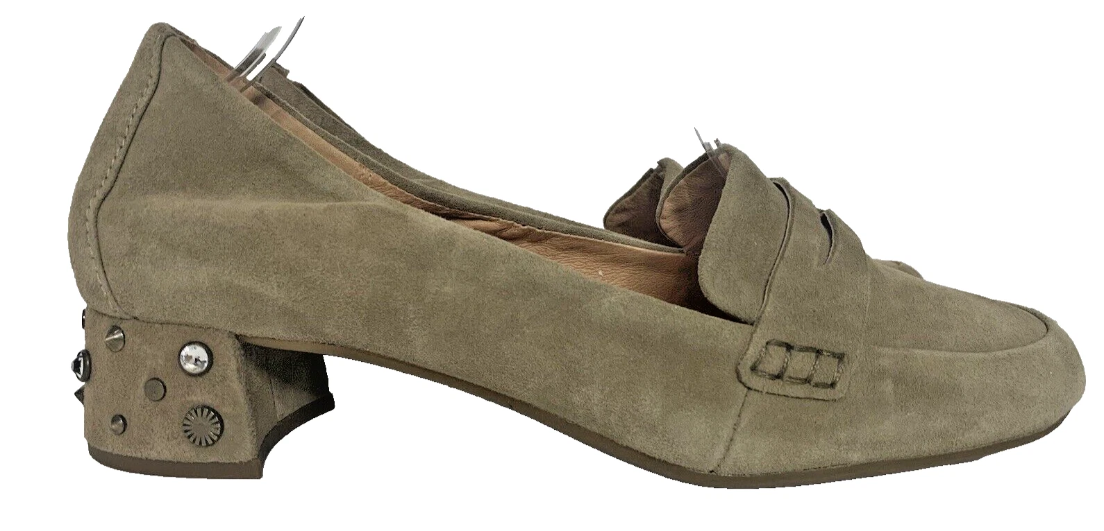 UGG Australia Elise scarpe antilope camoscio borchie donna 9 tacchi a blocchi 1092282